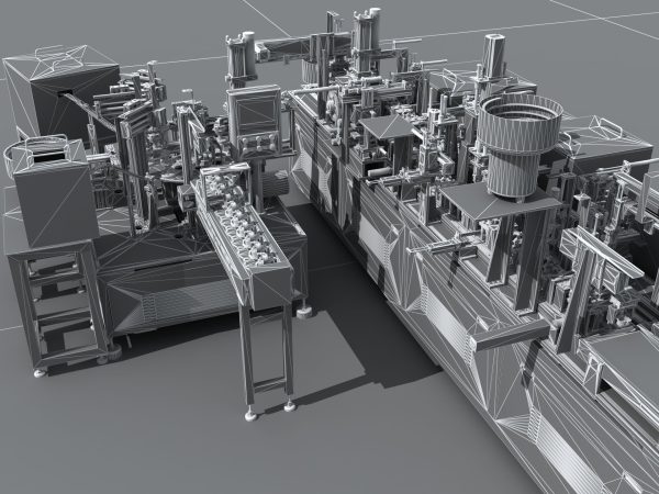 Industrial Equipment 3-Motor Automatic Assembly Production