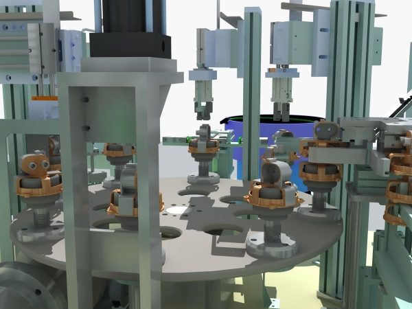 Industrial Equipment 3-Motor Automatic Assembly Production