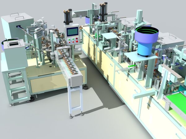 Industrial Equipment 3-Motor Automatic Assembly Production