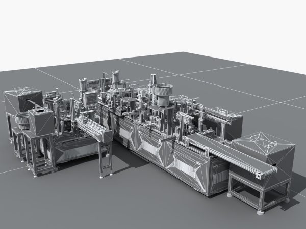 Industrial Equipment 3-Motor Automatic Assembly Production
