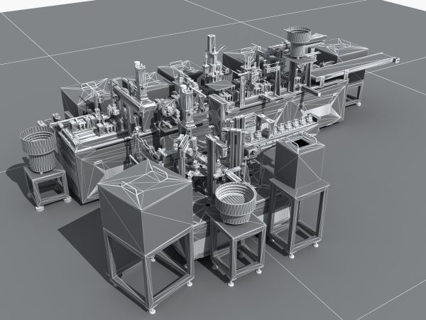 Industrial Equipment 3-Motor Automatic Assembly Production