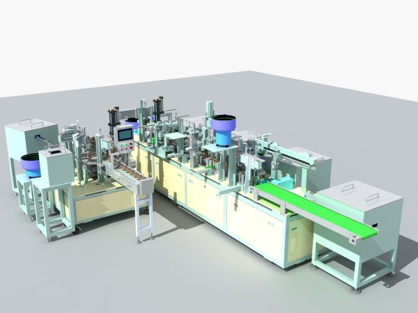 Industrial Equipment 3-Motor Automatic Assembly Production