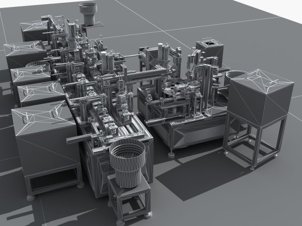 Industrial Equipment 3-Motor Automatic Assembly Production