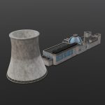 Industrial Factory 3D Model