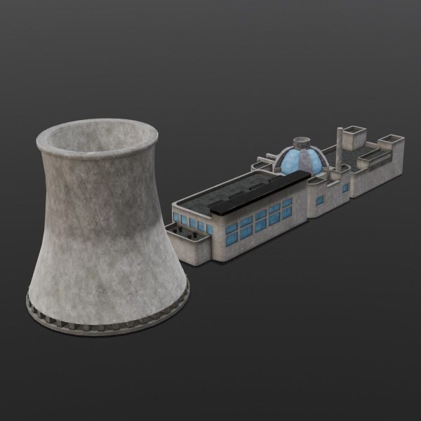 Industrial Factory 3D Model