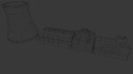 Industrial Factory 3D Model