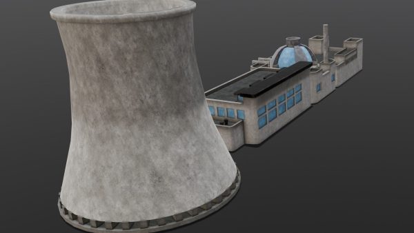 Industrial Factory 3D Model