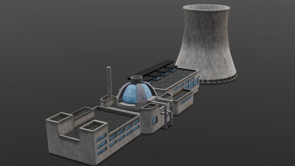 Industrial Factory 3D Model