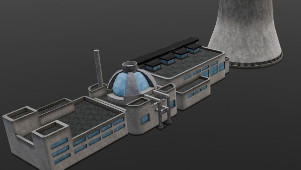 Industrial Factory 3D Model