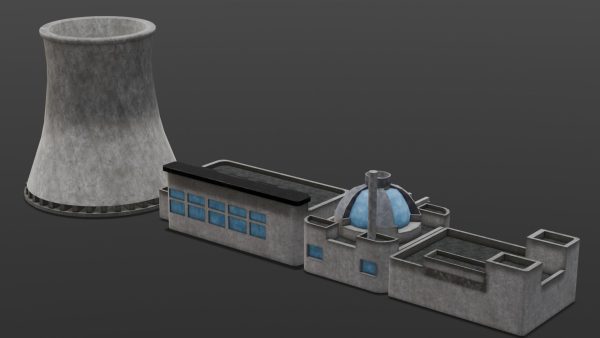 Industrial Factory 3D Model
