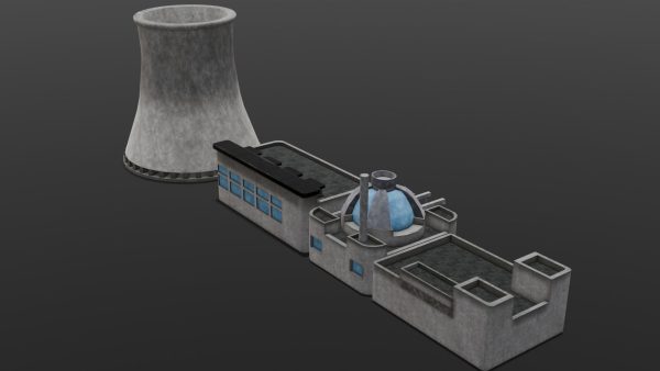 Industrial Factory 3D Model