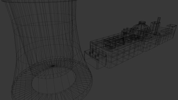 Industrial Factory 3D Model