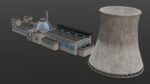 Industrial Factory 3D Model