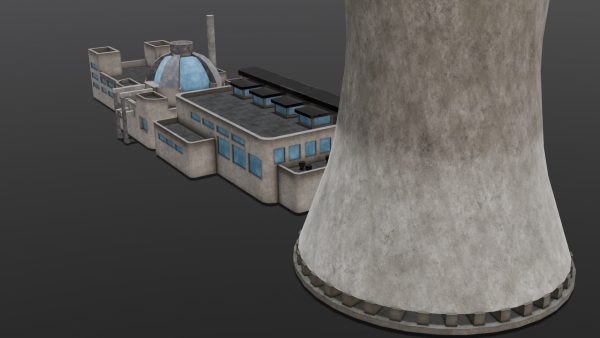 Industrial Factory 3D Model