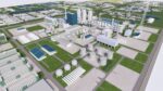 Industrial factorys city planification