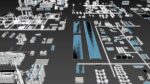 Industrial factorys city planification
