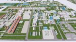Industrial factorys city planification