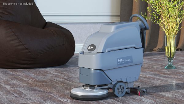 Industrial Floor Scrubber Machine Grey