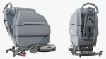 Industrial Floor Scrubber Machine Grey