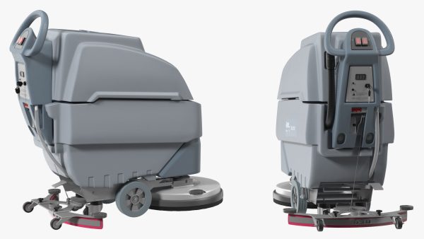 Industrial Floor Scrubber Machine Grey
