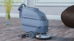 Industrial Floor Scrubber Machine Grey