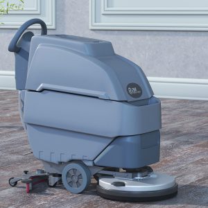 Industrial Floor Scrubber Machine Grey