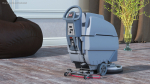 Industrial Floor Scrubber Machine Grey