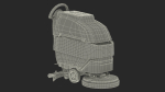 Industrial Floor Scrubber Machine Grey