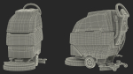 Industrial Floor Scrubber Machine Grey