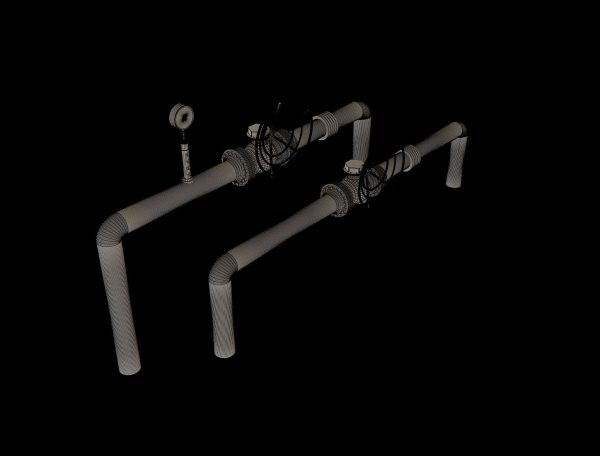 Industrial Gas Pipes m3