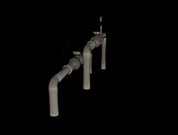 Industrial Gas Pipes m3