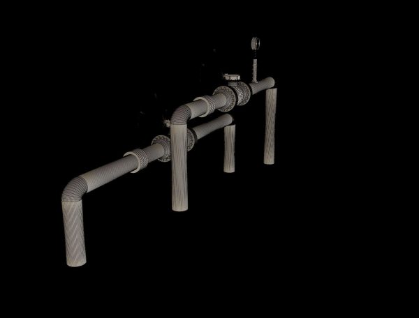 Industrial Gas Pipes m3