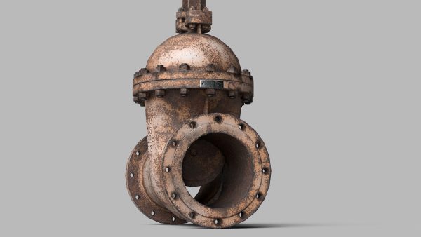 Industrial gate valve