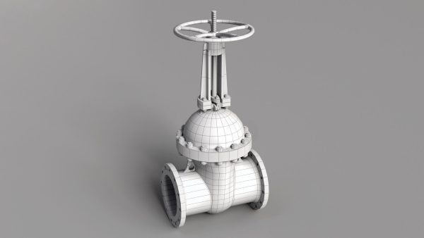 Industrial gate valve
