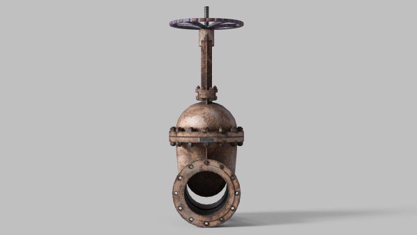 Industrial gate valve