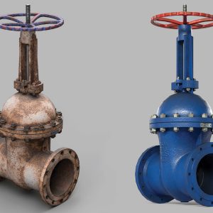 Industrial gate valve