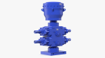 Industrial Hydraulic Pump Unit Blue