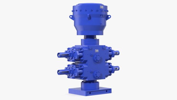 Industrial Hydraulic Pump Unit Blue