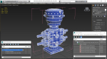Industrial Hydraulic Pump Unit Blue