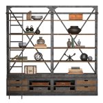 Industrial Iron Bookshelf