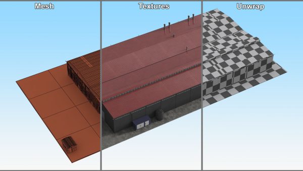 Industrial Large Factory Building