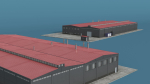 Industrial Large Factory Building