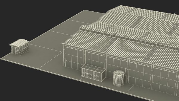 Industrial Large Factory Building