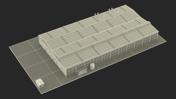 Industrial Large Factory Building