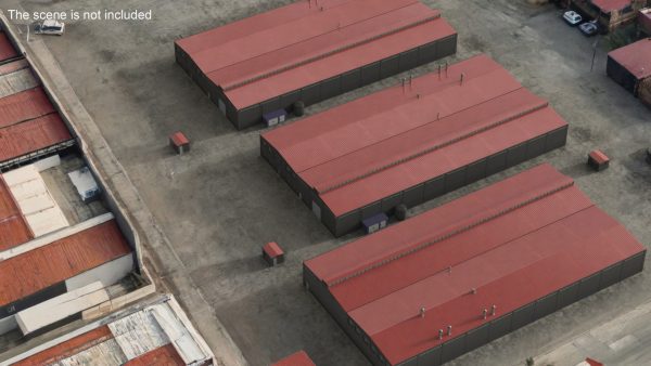 Industrial Large Factory Building