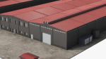 Industrial Large Factory Building