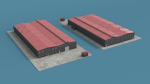 Industrial Large Factory Building