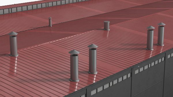 Industrial Large Factory Building