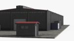 Industrial Large Factory Building