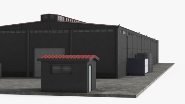 Industrial Large Factory Building